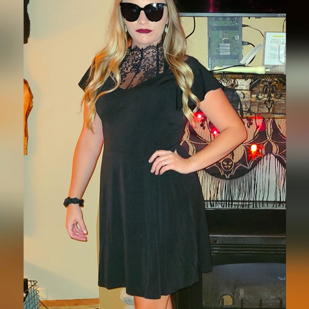 Gothic/Witchy Halloween Outfit (Costume) Three pieces